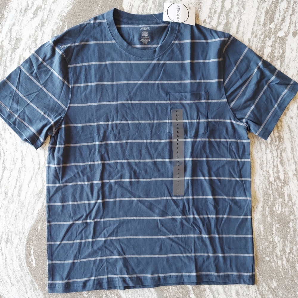 Jockey 100% Cotton Signature Pocket T-Shirt Men's Size Large - Picture 3 of 3